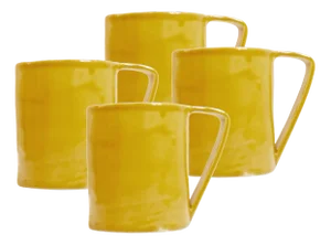 Milano Sole Mugs by Marta Benet, Set of 4