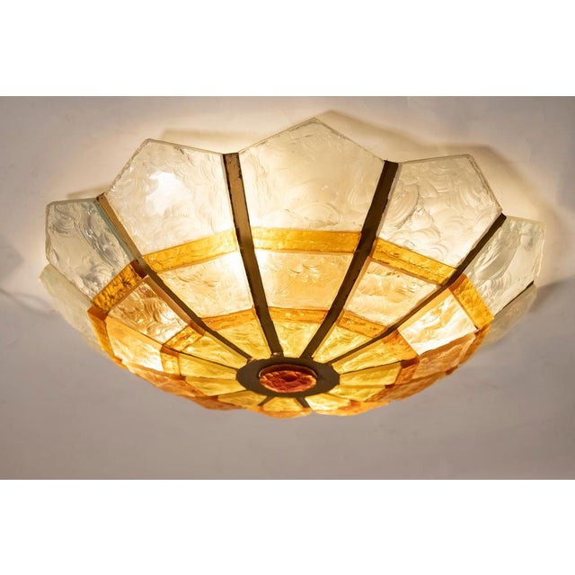 Red Vintage Polychrome Murano Glass Chandelier, 1970s For Sale - Image 8 of 13