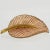 2000 - 2009 Francoise Montague by Cilea Resin Pin Brooch Golden Brown Leaf For Sale - Image 5 of 5
