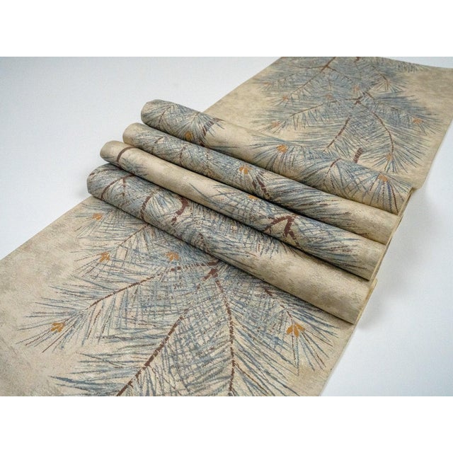 Japanese Ceremonial Silk Table Runner by Renaras For Sale - Image 4 of 6