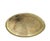 56” Large Oval Etched Brass Hammered Tray With Scalloped Edge For Sale - Image 4 of 12
