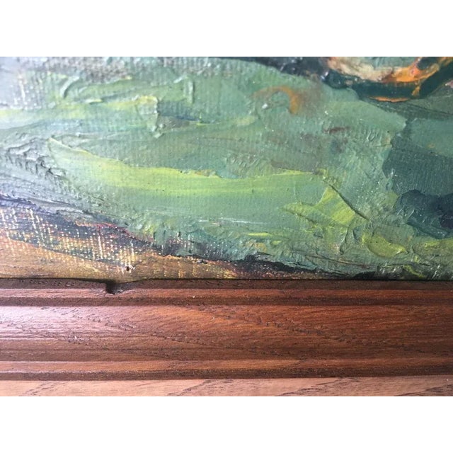 1920s Antique Oil Painting on Canvas by Luis For Sale - Image 5 of 18