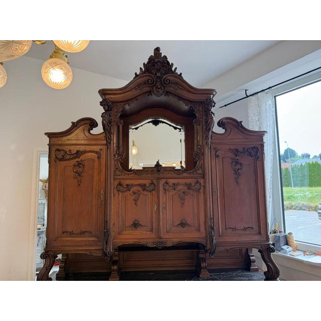 Baroque Pfeiferl Topboard Buffet, 1880s For Sale - Image 14 of 18