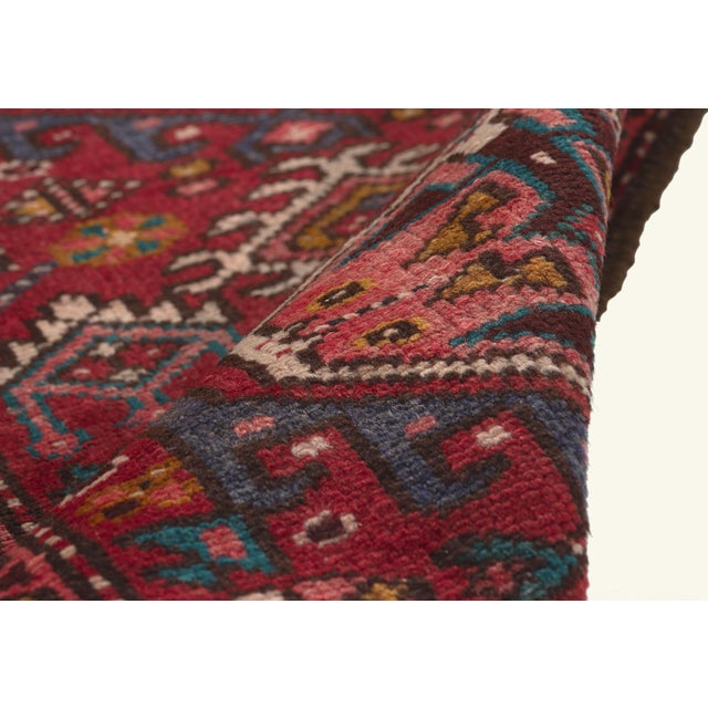 Mid 20th Century Vintage Persian Heriz Rug, 02'01 X 05'01 For Sale - Image 5 of 10