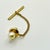This is a classic Cultural Pearl Tie Clip/Tack from the 1970s. We have curated a collection of Mid-Century Cuff Links and...