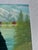 1990s Riverside and Mountains Landscape Painting With Colorful Bushes on Canvas For Sale In Atlanta - Image 6 of 8