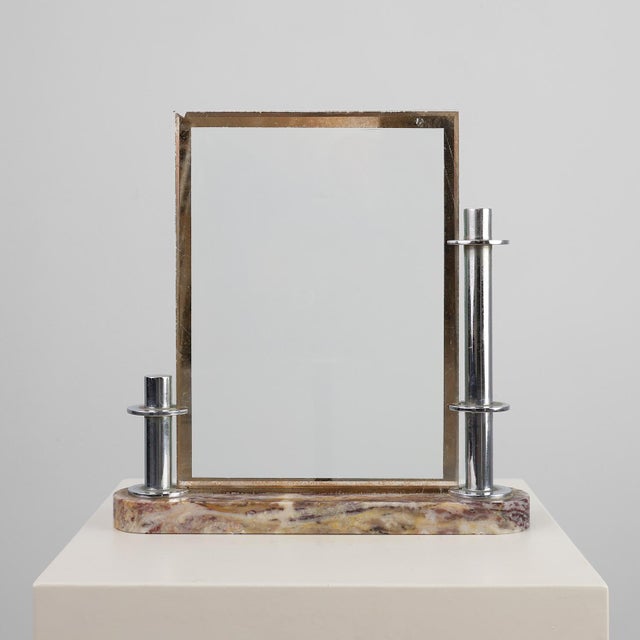 Art Deco Picture Frame with Marble Base, France, 1920s For Sale - Image 13 of 13