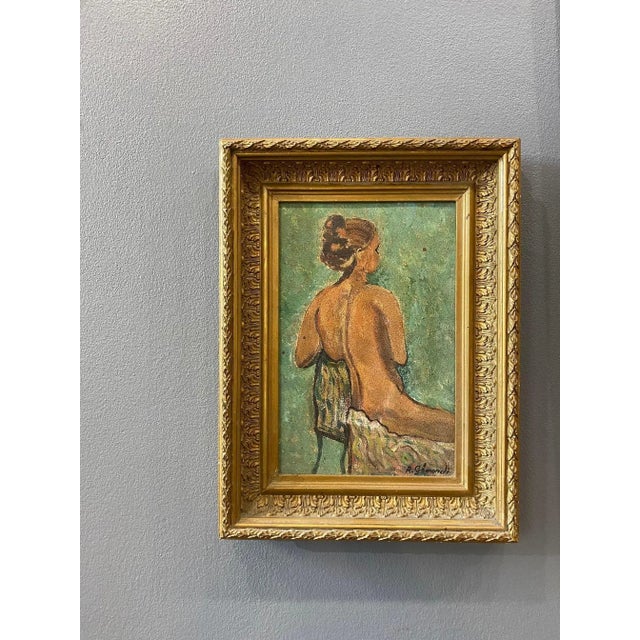 Roberto Gherardi, Nu de Dos, 1980s, Oil on Canvas For Sale - Image 6 of 10