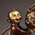 Gilt Bronze Monkey & Peach Incense Burner – Figural Censer, 2.4 LBS For Sale - Image 9 of 10