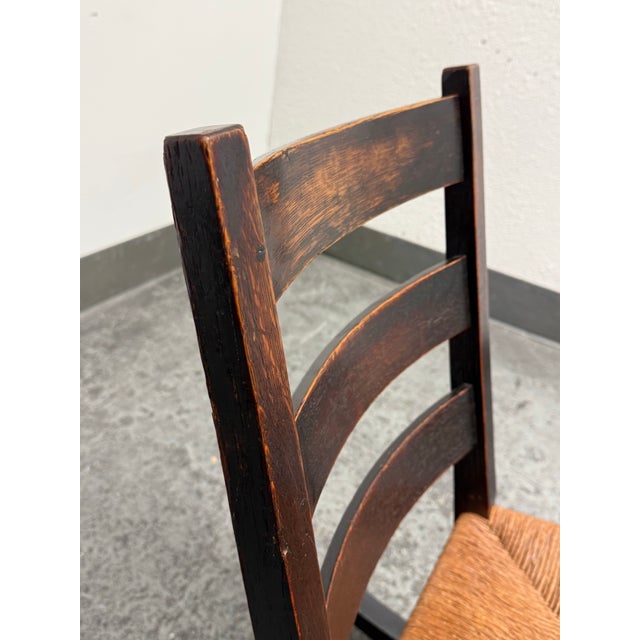 Brown Gustav Stickley Model No. 305 Sewing Rocker, Antique For Sale - Image 8 of 12