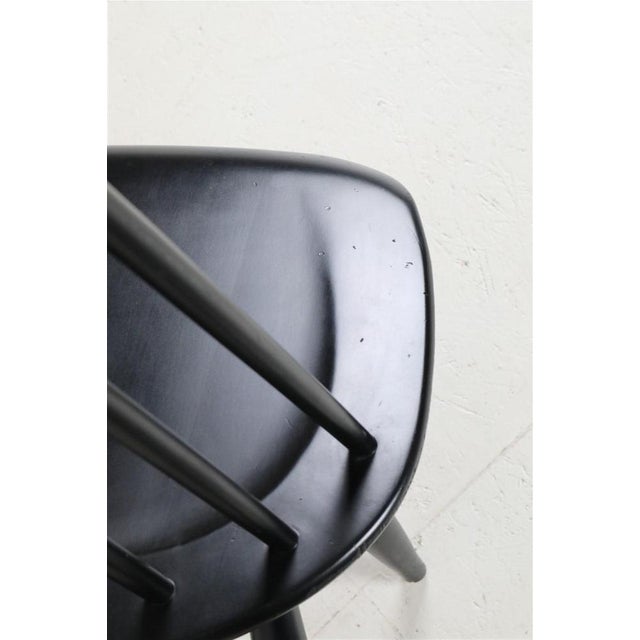 Black Mademoiselle Chair by Ilmari Tapiovaara for Asko, 1960s For Sale - Image 9 of 14