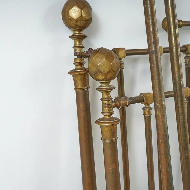 Vintage Brass Bedframe For Sale - Image 6 of 9