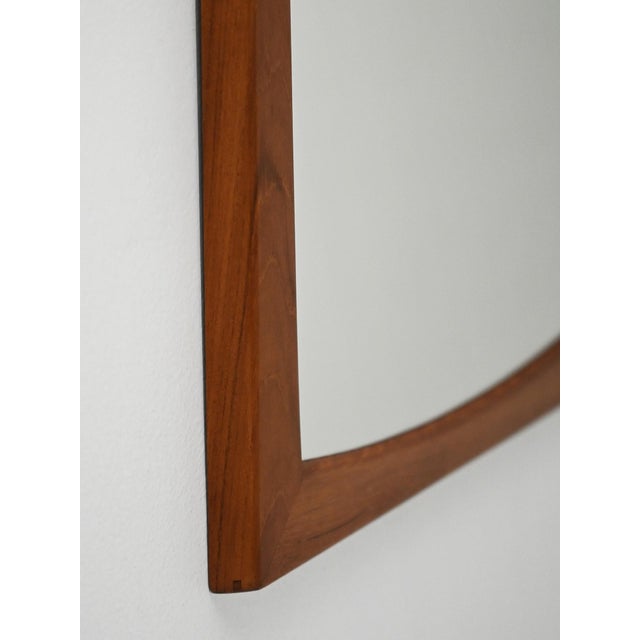 Aksel Kjersgaard Danish Rectangular Mirror in Teak by Aksel Kjersgaard for Odder Møbler, 1960s For Sale - Image 4 of 8
