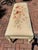 Rectangular Vintage Bench With Tapestry Top For Sale - Image 4 of 12