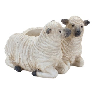 Sheep Couple Planter (Set of 2) For Sale