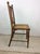 Wood Antique Oak Chair With Unique Turned Wood Back and Caned Seat For Sale - Image 7 of 12