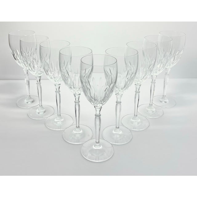 Contemporary Schott Zwiesel “Rhapsody” Set of 9 Crystal Wine Glasses For Sale - Image 3 of 8
