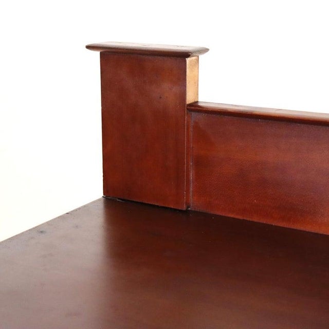 Antique Sheraton Cherry & Tiger Maple 3-Drawer Server C1830 For Sale - Image 15 of 15