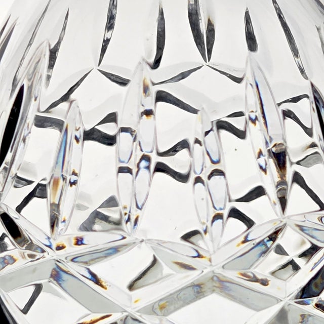 Glass Rogaska Crystal Hamilton Lead Crystal Decanter With Stopper 10.75" For Sale - Image 7 of 11