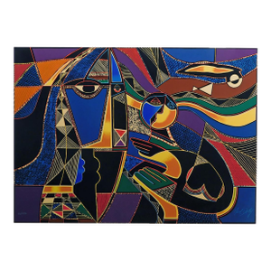 Neal Doty "Global Village" Signed Fine Art Serigraph Paper