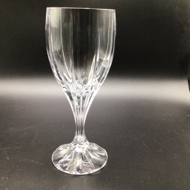 Traditional Mikasa Berkeley Crystal Water Goblets-Set of 6 For Sale - Image 3 of 12