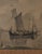 Early 18th Century Large Dutch Old Master Study Pen and Ink Painting For Sale - Image 4 of 7