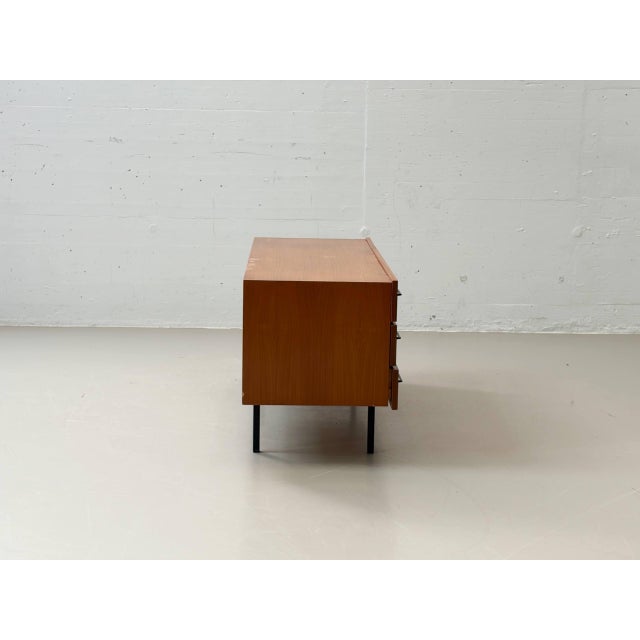Mid-Century Scandinavian Teak Lowboard with Drawers For Sale - Image 11 of 16