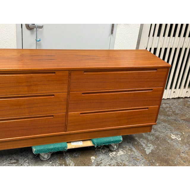 Brown Nils Jonsson for Torring Møbelfabrik Six Drawer Dresser, Circa 1960's For Sale - Image 8 of 11