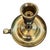 English Antique English Brass Chamberstick For Sale - Image 3 of 4