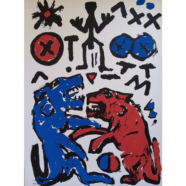 Original Ar Penck Exhibition Poster, Amsterdam, 1989 For Sale - Image 5 of 11