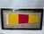 American Nautical Signal Pennant for Numeral "ZERO" in Frame For Sale - Image 3 of 6