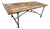 Restoration Hardware Reclaimed Wood and Iron Dining Table Conference Room Table For Sale