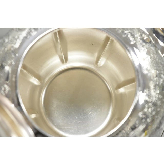 Vintage Sheffield Acanthus Pattern Silver Plated Coffee Teapot Tea Kettle For Sale - Image 12 of 14