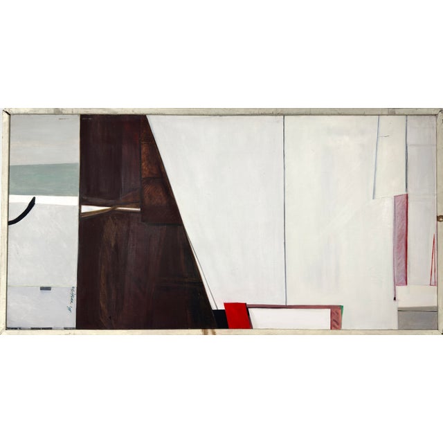 Medium: Oil on canvas Artist: Kaffler (American, active mid-20th century) Date: 1975 Dimensions: 53.5" H x 27.7" W x 1.75"...