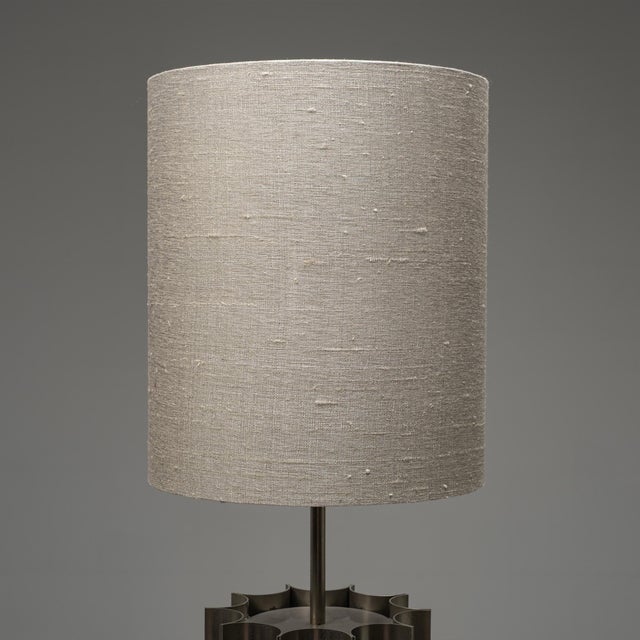 1960s Large Sculptural Metal Table Lamp by Ingo Maurer, 1960s For Sale - Image 5 of 7