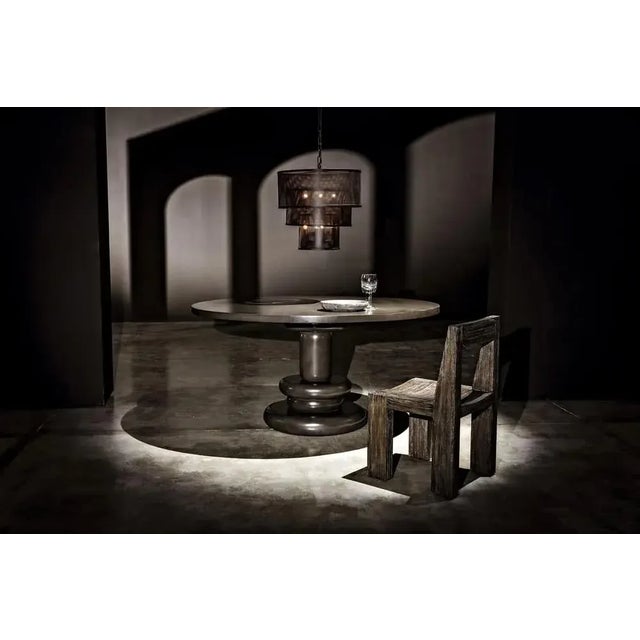 2020s NOIR Arena Pendant, Black Iron For Sale - Image 5 of 6