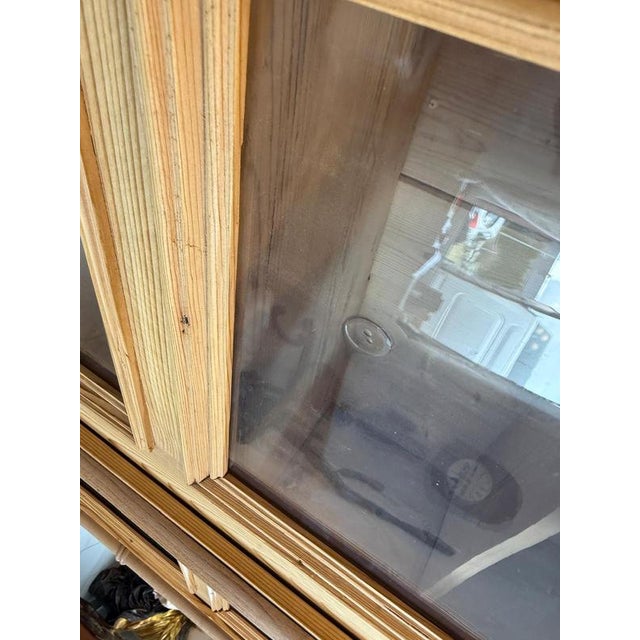 Brown Gründerzeit Farmhouse Display Cabinet For Sale - Image 8 of 10