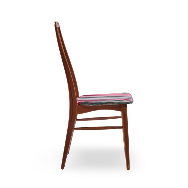 Wood Niels Koefoed Eva Mid Century Danish Teak Dining Chairs - Set of 8 For Sale - Image 7 of 12