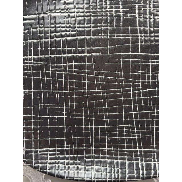 Sleek and sophisticated Calvin Klein “Khaki” salad plates featuring a modern square design with a refined black, charcoal,...