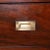 Wood Antique British Colonial Campaign Chest on Cabinet For Sale - Image 7 of 10