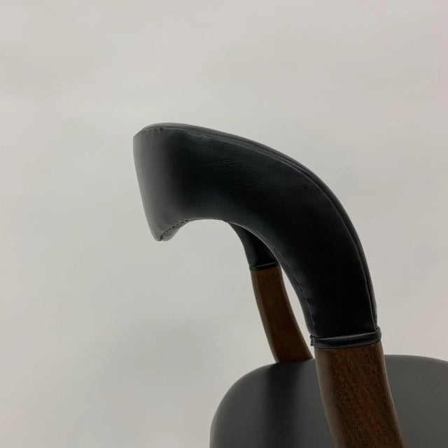 Textile Vintage Dining Chair by Louis Van Teeffelen, 1960s For Sale - Image 7 of 13