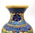 Pair of Mid-Century Chinese Cloisonné Vases – Blue, Green & Gold Enamel With Lotus Motif – Chinoiserie / Hollywood Regency For Sale - Image 10 of 10