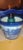 Vintage Victoria Ware Ironstone Ice Bucket - Blue Willow Flow Blue Chinoiserie - 13" For Sale - Image 4 of 12