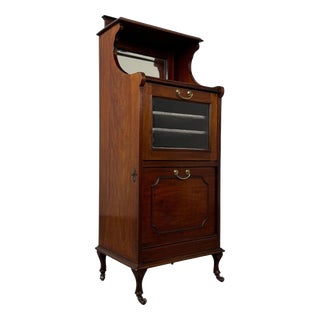 Antique 20th Century Mahogany Cupboard For Sale