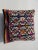 Kilim Rug Pillow Made from old turkish kilims Back side cotton and has closed with a solid hidden zipper size:16" x 16" It...