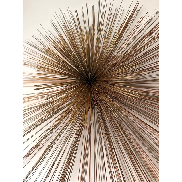 Large Metal Brass Abstract Wall Sculpture by Curtis Jere. Usa, 1980s For Sale - Image 12 of 12