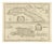 Antique Map of Cuba with Caribbean Sea Chart by Bowen, 1744 For Sale