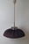 Mid-Century Modern Pendant Lamp in Brown Fabric, Wood and Glass from Doria Leuchten, Germany, 1970s For Sale - Image 16 of 18