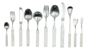 Austrian Cutlery by Peter Hagenauer in Nicro Finish, 1970s, Set of 68