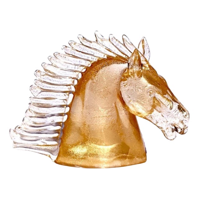 Horse Head in Murano Glass from YourMurano For Sale